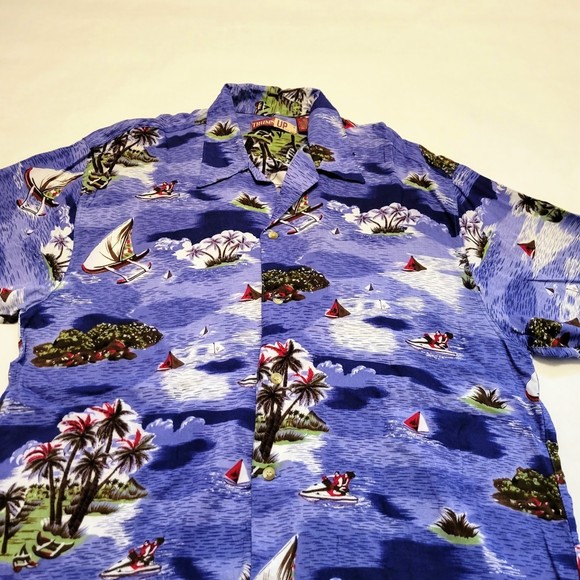 Vintage Thumbs Up Hawaiian Shirt. Preowned. Size XL. - Picture 2 of 8